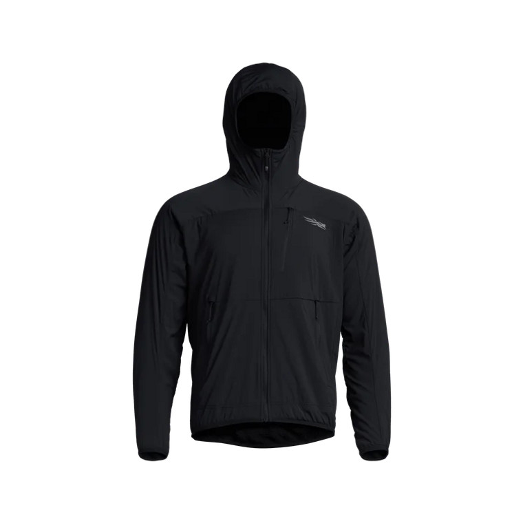 Men's Ambient 100 Hooded Jacket, by Sitka - Sitka Black