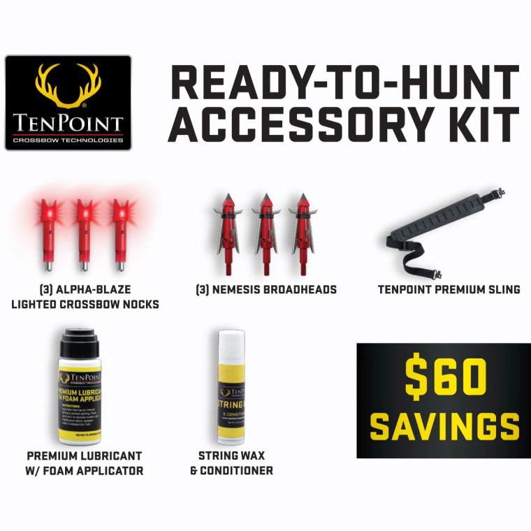 Ready to Hunt Accessory Kit 2025 by Tenpoint Crossbows Ready to Hunt Accessory Kit 2025 by Tenpoint Crossbows