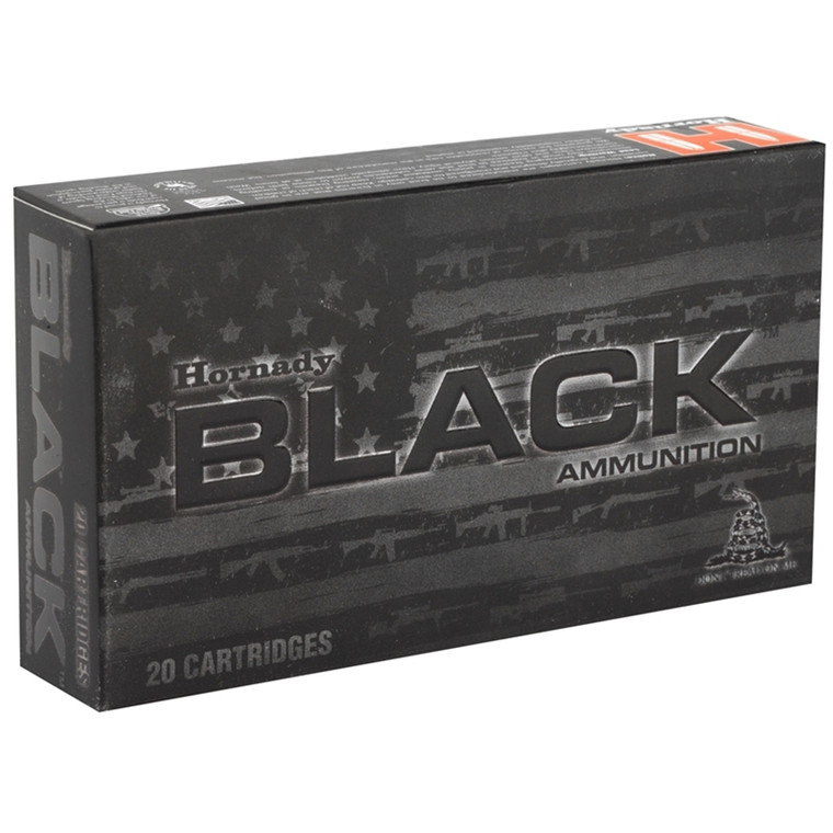 Hornady Black 2,750 fps 6mm Advanced Rifle Cartridge 105 Grain Jacketed Boat Tail Hollow Point Rifle Ammunition