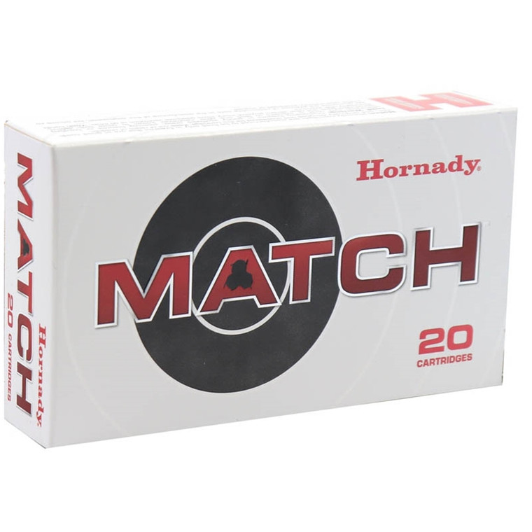 Hornady Match 2,750 fps 6mm Advanced Rifle Cartridge 108 Grain Extremely Low Drag Rifle Ammunition