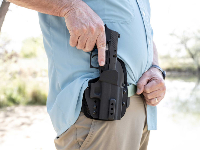 OmniCarry Holster Outside Waist Band in Black by Adaptive Tactical