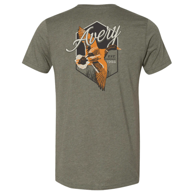 Men's Split Short Sleeve Graphic Tee Shirt by Avery