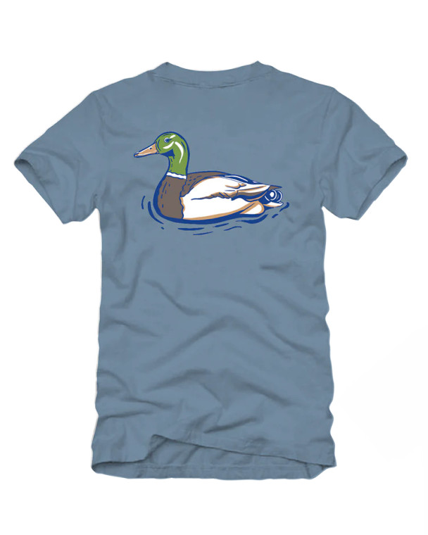 Men's Simple Mallard Short Sleeve Tee Shirt by Banded