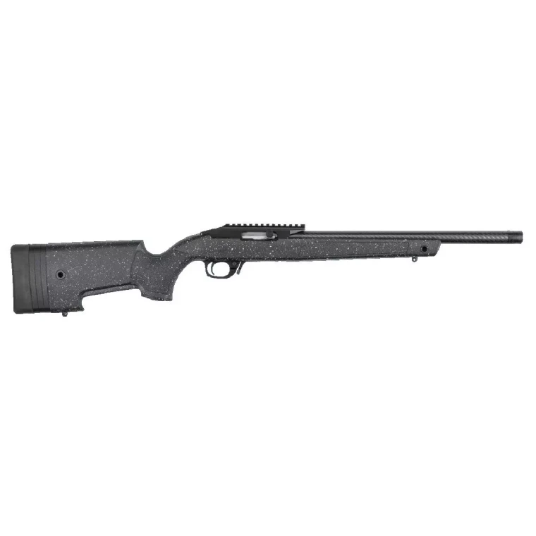 BXR 22lr Rifle in No. 6 Carbon Fiber Barrel with Black Synthetic Stock by Bergara