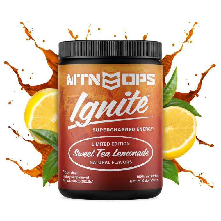 Ignite Sweet Tea Lemonade 45 Serving Tube by MTN Ops