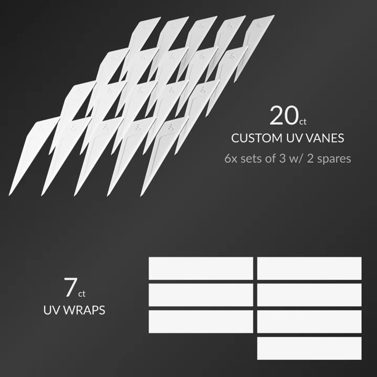 UV 1K Refletch Kit with Vanes and Wraps by UltraView Archery