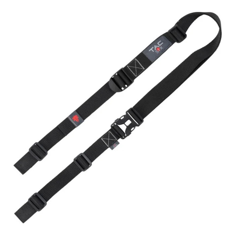 Tac-Six Citadel Double Point Weapon Sling with Ladder Buckles in Black by Allen Company