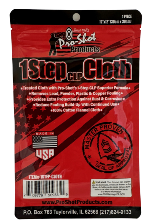 1 Step CLP Cloth 12x12 Treated by Proshot