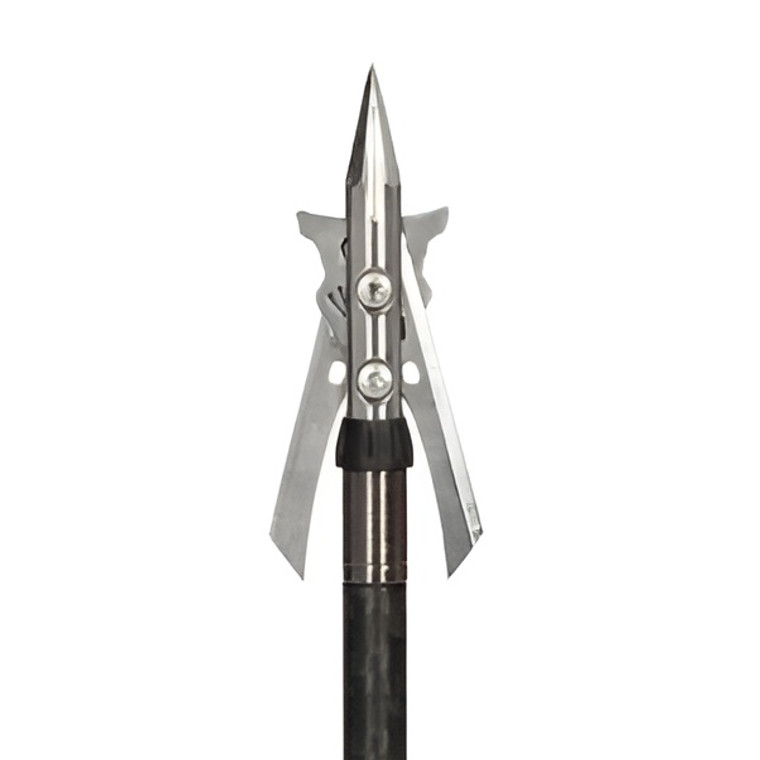 3 Pack 100 Grain Hypodermic Trypan No Collar Mechanical Broadheads by Rage 3 Pack 100 Grain Hypodermic Trypan No Collar Mechanical Broadheads by Rage