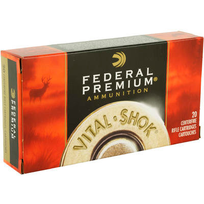 Federal Premium Vital Shok 3,110 fps 7mm Remington Mag 150 Grain Nosler Rifle Ammunition
