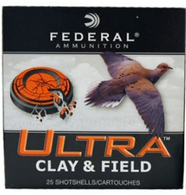 Federal 12ga 2-3/4" 1-1/8oz #7.5 Ultra Clay and Field Shotgun Ammunition