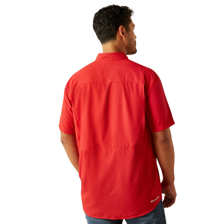 VentTek Haute Red Classic Fit Short Sleeve Shirt by Ariat