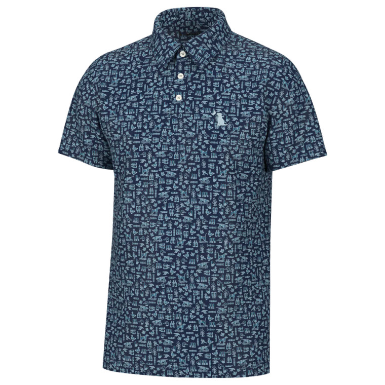 Dirty Myrtle, The Hunt Polo Short-Sleeve T-Shirt, by Local Boy Outfitters - The Hunt Front