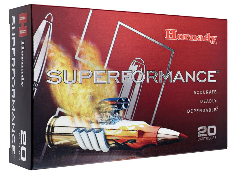 Hornady Superformance 3,190 fps 7mm Remington Mag 139 Grain Gliding Metal Expanding Rifle Ammunition