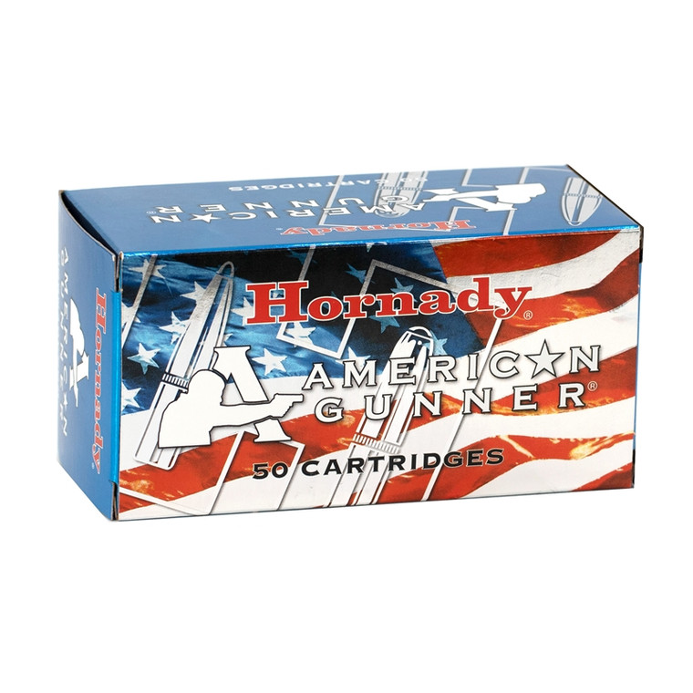 Hornady American Gunner .300 Blackout, 125 Grain Hollow Point Boat Tail, Rifle Ammunition - Box