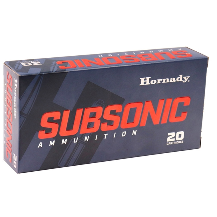Hornady Subsonic 1,050 fps 450 Bushmaster 395 Grain Sub-X Flex Tip Expanding Rifle Ammunition