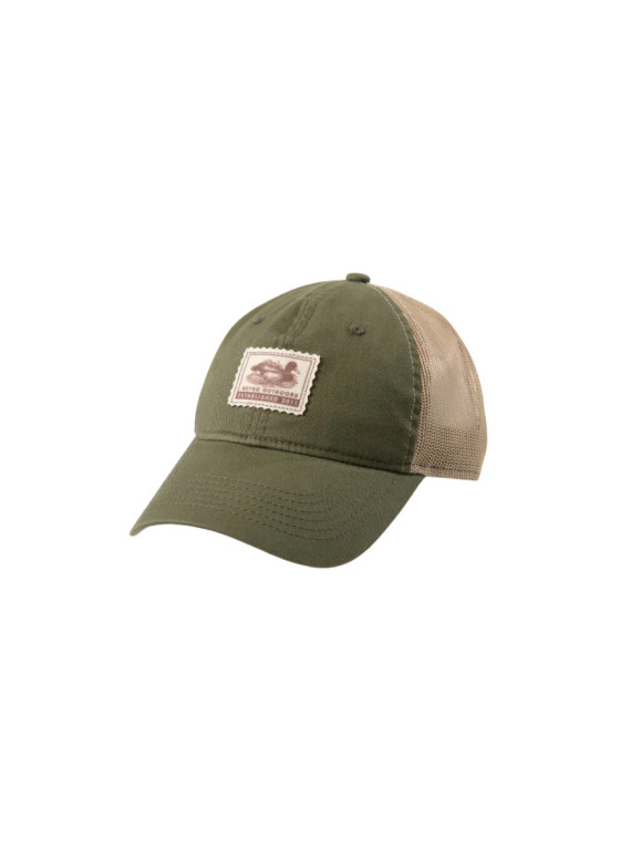 Stamp Felt Patch Hat in Olive by Heybo