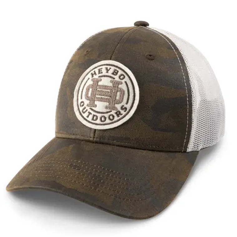 Camo Felt Patch Hat in Camo by Heybo