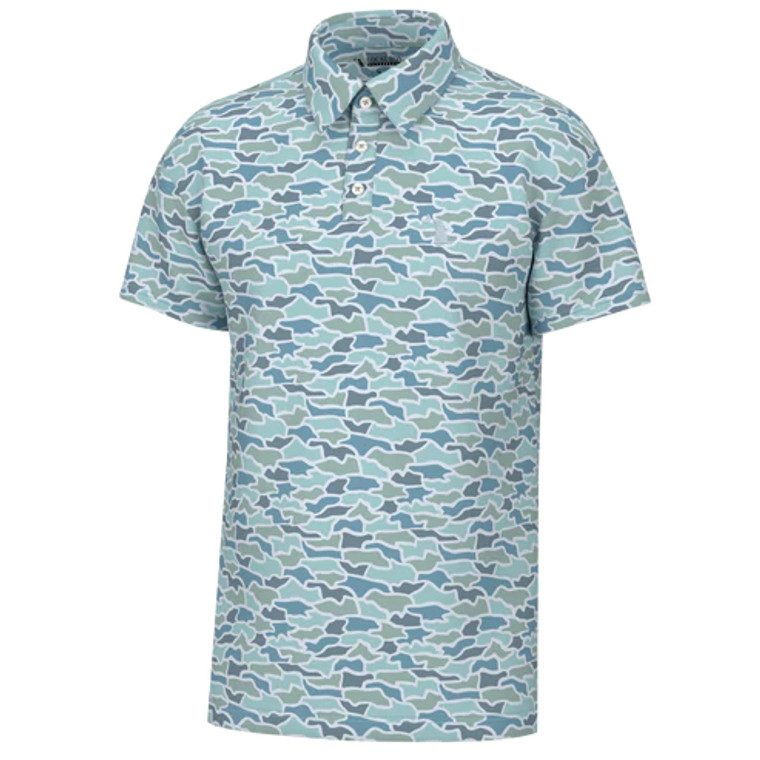Youth Dirty Myrtle Polo in Cool Oak Camo by Local Boy