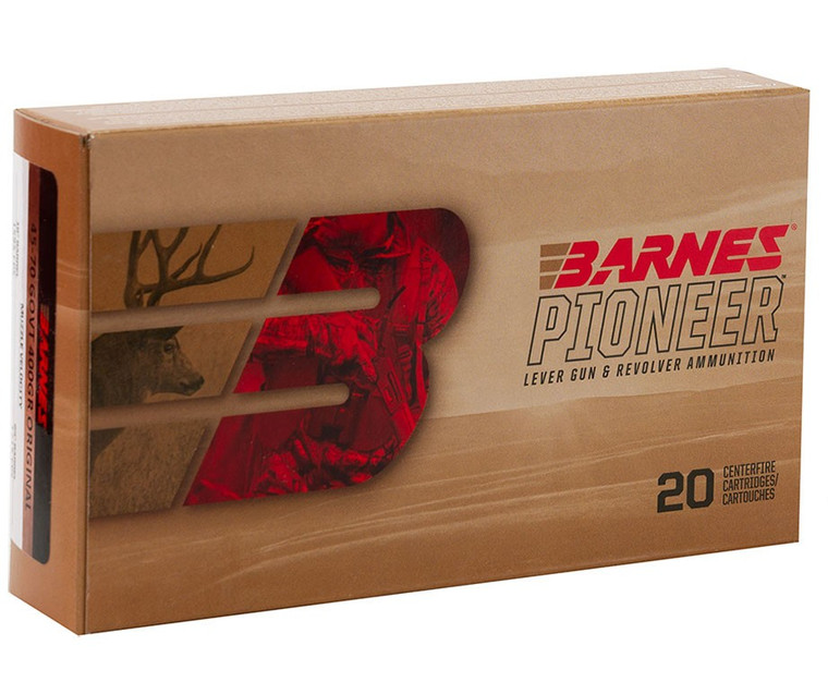 Barnes Pioneer 1,715 fps 45-70 Government 400 Grain Jacketed Hollow Point Rifle Ammunition