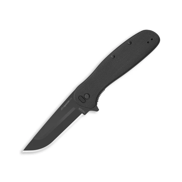 Black G10 Razor VX2 3" Blade Folding Knife by Outdoor Edge