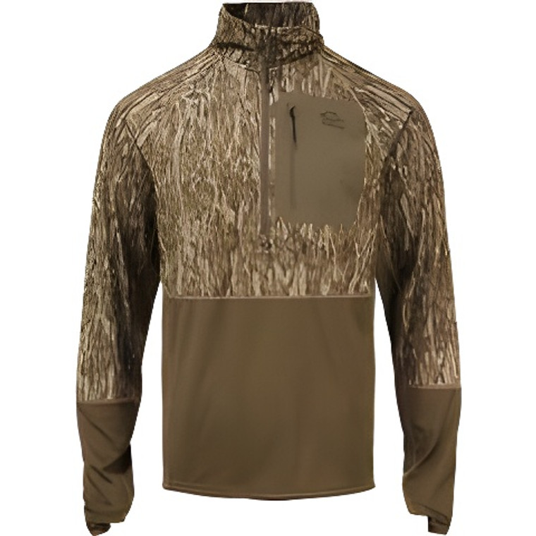 EST Offset 1.0 Half Zip for Men, by Drake Waterfowl - Bottomland