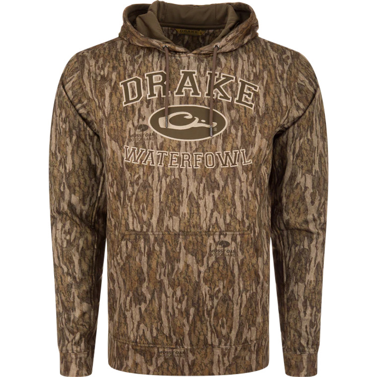 Performance Hoodie for Youth by Drake Waterfowl - Bottomland Performance Hoodie for Youth by Drake Waterfowl - Bottomland