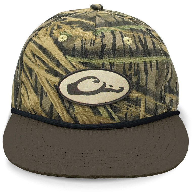 Men's X Lost Hat Hybrid Goat Rope Mid Pro Flat Brim Snapback Cap by Drake