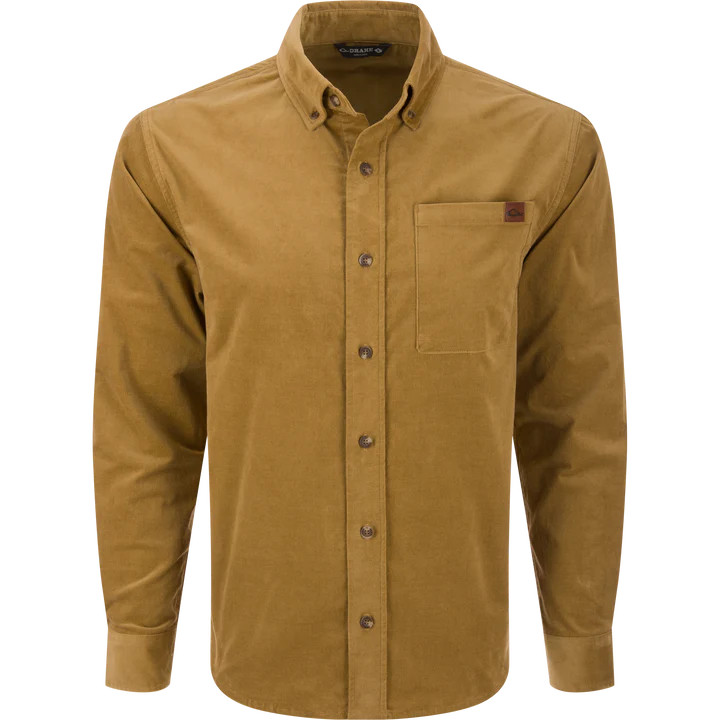 Midwale Corduroy Long Sleeve Shirt by Drake Waterfowl