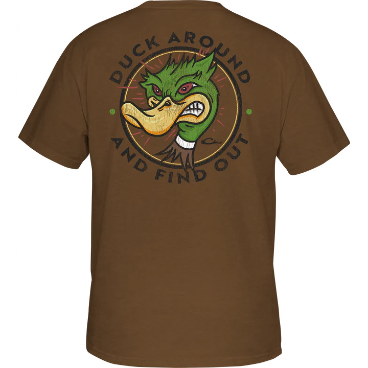 Men's Duck Around and Find Out Short Sleeve Graphic Tee Shirt by Drake
