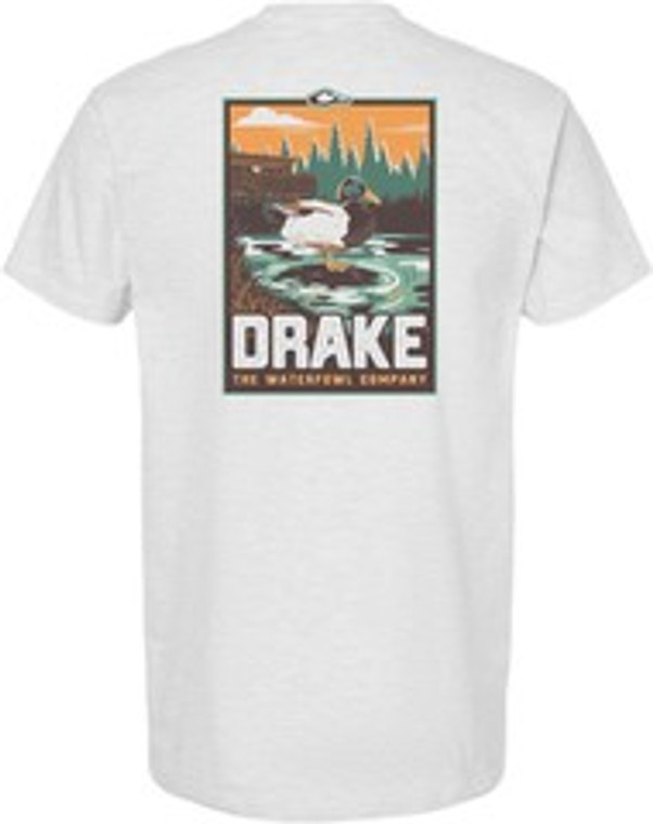 Mallard Blind Scene Short Sleeve Tee by Drake Waterfowl