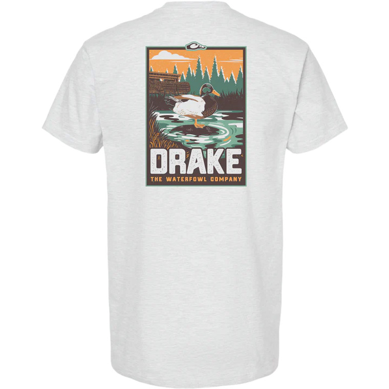 Mallard Blind Scene Short Sleeve Tee by Drake Waterfowl