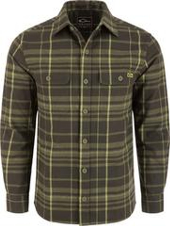 Legacy Flannel Long Sleeve Plaid Shirt by Drake Waterfowl