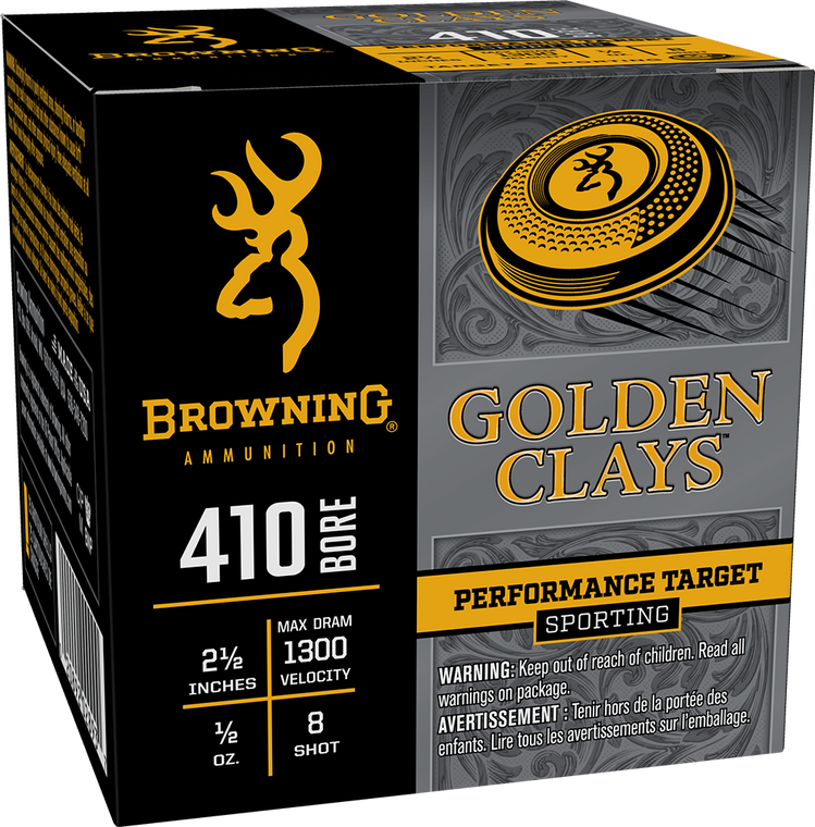 Browning Golden Clays 410 Gauge, Shotgun Ammunition - Box