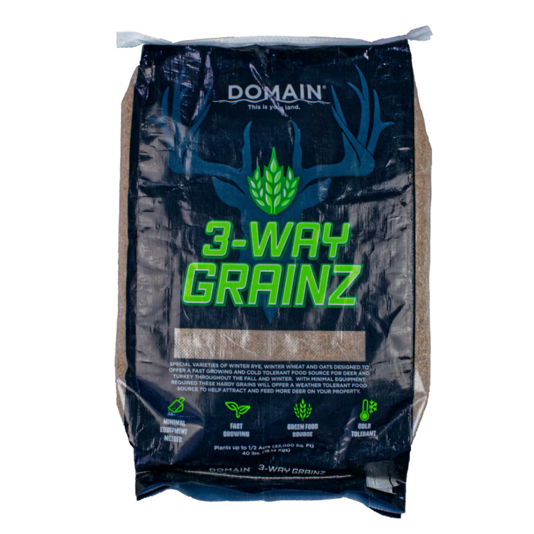 3 Way Grainz Food Plot Mix 40 by Domain Outdoor