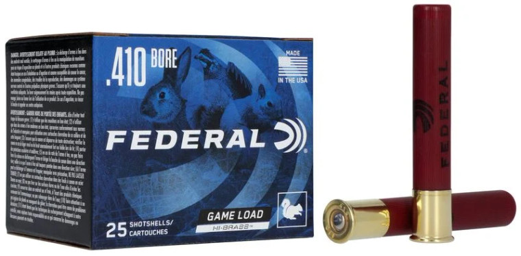 Federal .410 Gauge 3'' 11/16oz #4 shot Game Load Shotgun Shell