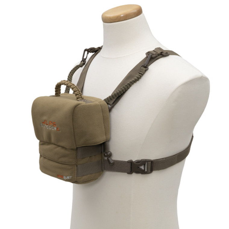 Shield Bino Harness in Coyote Brown by Alps Outdoorz