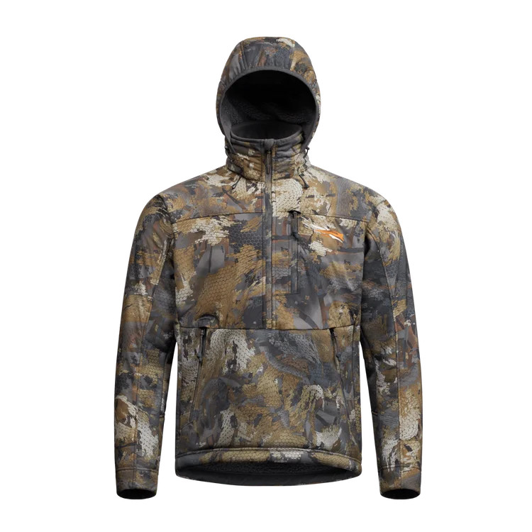 Men's Duck Oven Lightweight Windstopper Half Zip Hoodie by Sitka