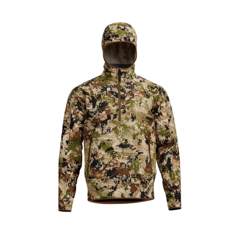 Men's Alpha Fleece Hoodie, by Sitka - Subalpine Front