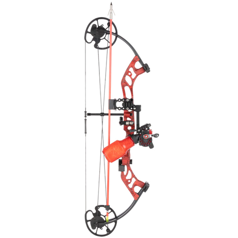 Sucker Punch Pro RTF Bowfishing Bow in Red by Cajun Bowfishing