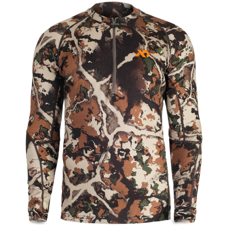 Men's Wick Quarter Zip Long Sleeve Shirt by First Lite