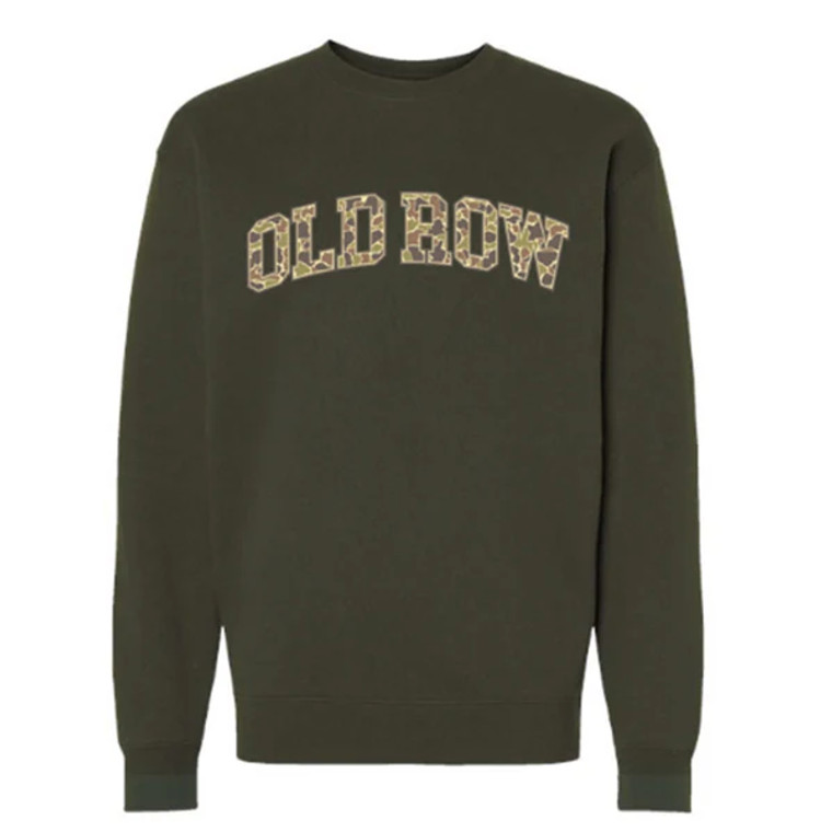 Old Row Camo Crewneck - Green