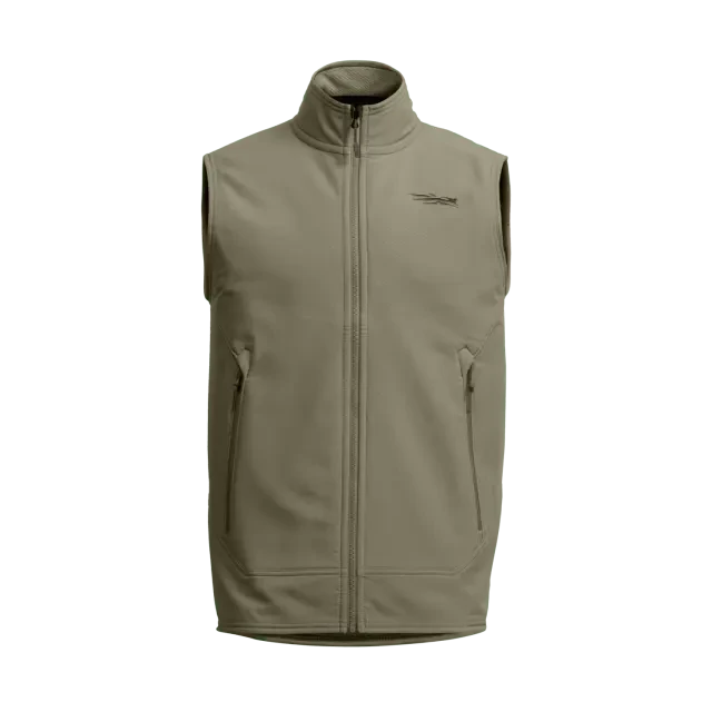 Men's Alpha Fleece Full Zip Vest by Sitka