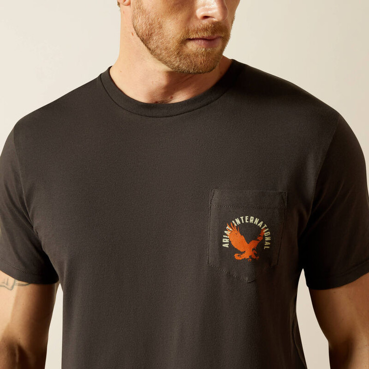 Ariat Eagle Large T-Shirt in Vintage Black