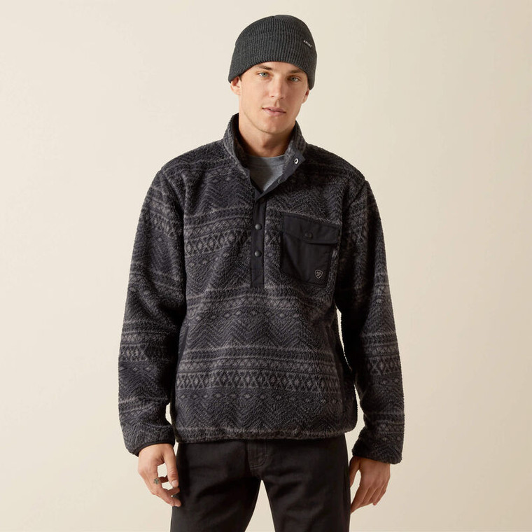 Ariat Polar Bear Pullover Sweater in Charcoal