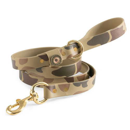 Traditional Camo Biothane Dog Leash by Heybo