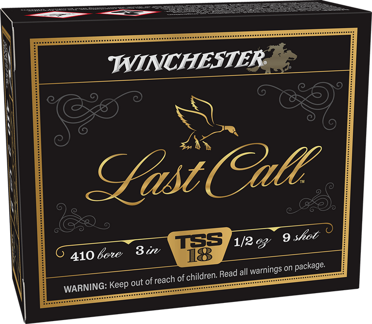 Winchester Last Call TSS 18 .410 Gauge 3" 1/2oz #9 TSS shot