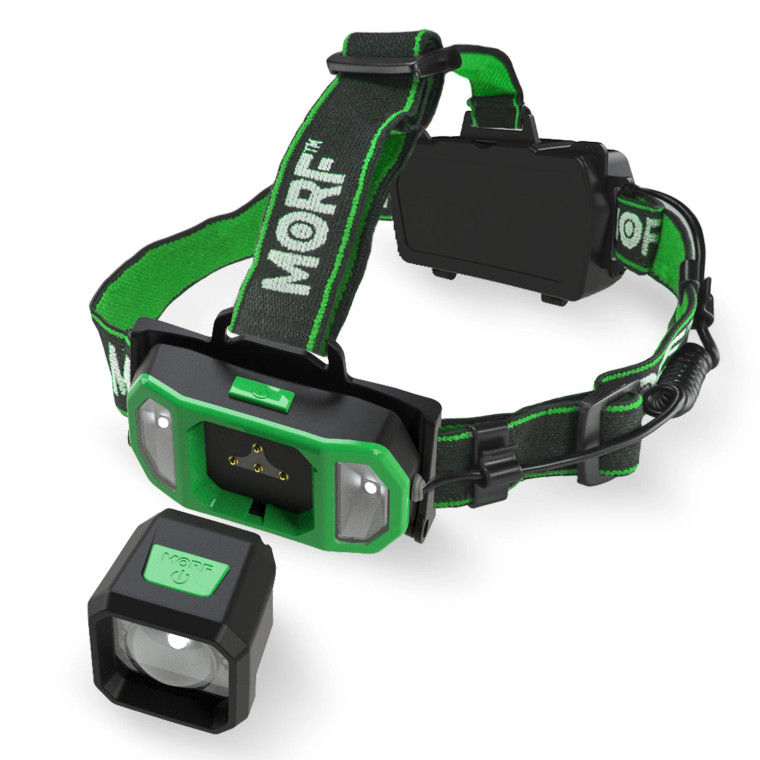 MORF® R700 Removable 700 Lumen Rechargeable Headlamp