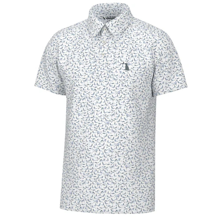 Men's Dirty Myrtle Polo Short-Sleeve T-Shirt in Duck Dog by Local Boy
