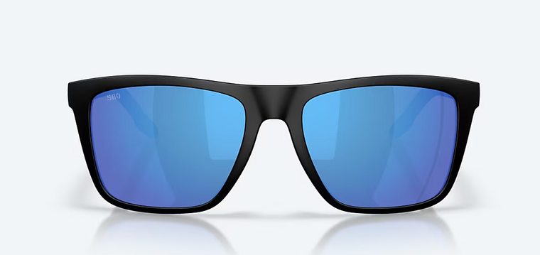 Mainsail XL Matte Black Sunglasses with 580G Blue Mirror Polarized Glass lenses by Costa Del Mar